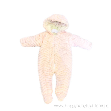 100% Polyester PV Fabric Carved Baby Romper